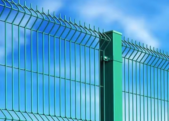 Triangle Fence Panel 3D With Triangle Bends For Security