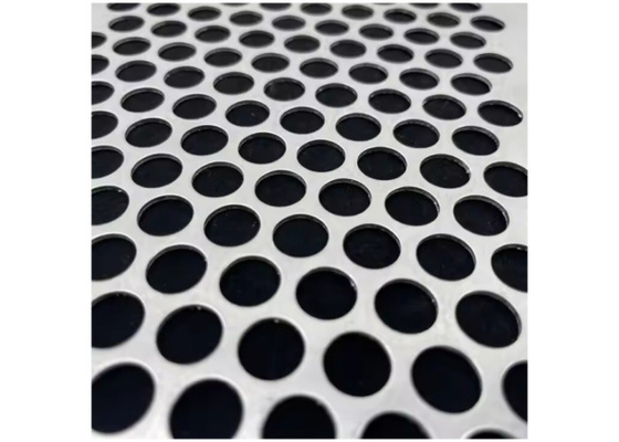 Hot Dip Galvanized Perforated Wire Mesh Low Carbon Steel For Construction