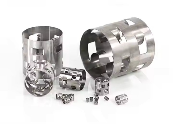 Metal Random Tower Packing  For Gas Scrubbing SS316 50*50*0.6mm