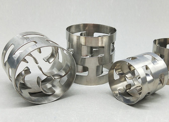 Metal Random Tower Packing  For Gas Scrubbing SS316 50*50*0.6mm