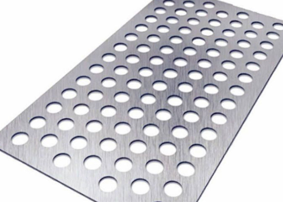 Length 100-2500 mm Perforated Wire Mesh in Low Carbon Steel