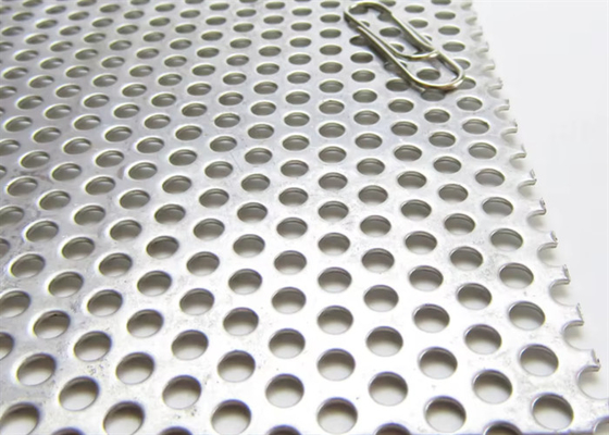 Low Carbon Steel Punched  Perforated Wire Mesh For Screen Filter