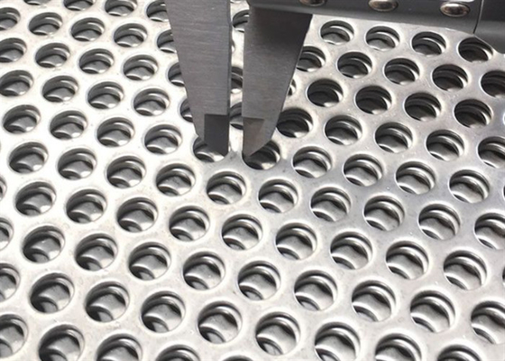Perforated Metal Mesh Plate for Construction 12mm*3.0mm Thickness