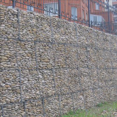 Excellent Durability Zinc Coated Gabion Box For Flood Control Retaining Wall
