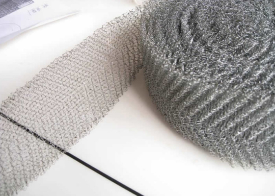 304 SS Mesh Demister Pad Durable Mist Elimination For Chemical Oil Gas Systems