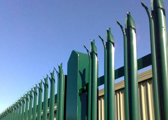 High Security Steel Palisade Fencing Durable Tamper Proof For Perimeter Protection