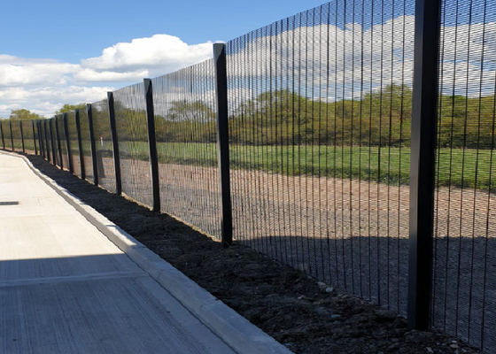 358 Anti Climb Security Fence Heavy Duty Galvanized Steel Mesh For Maximum Protection