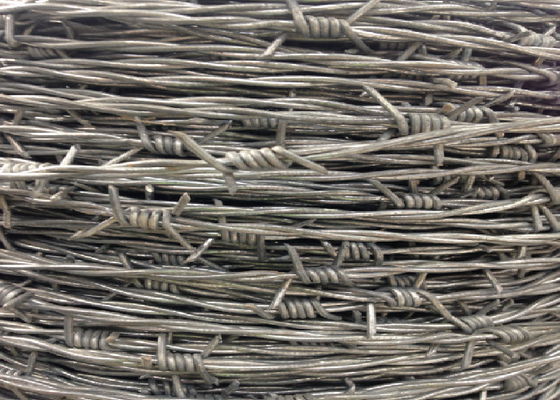 Hot Dipped Galvanized Barbed Wire Weatherproof Livestock Security Fencing