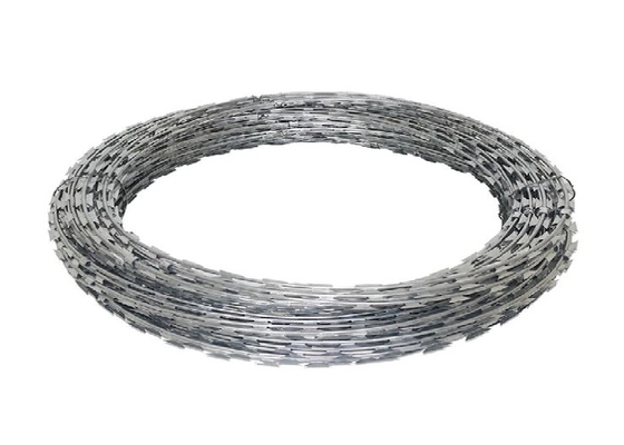 Concertina Razor Wire Coil Sharp Blade Design For Intrusion Prevention