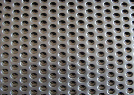 Galvanized Perforated Wire Mesh Custom Sizes For Ventilation Industrial Fencing