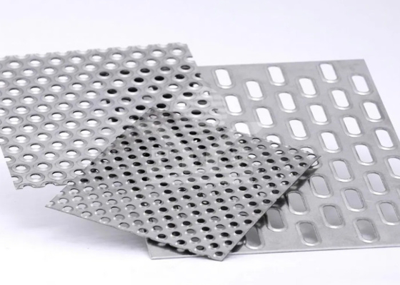 Galvanized Perforated Wire Mesh Custom Sizes For Ventilation Industrial Fencing