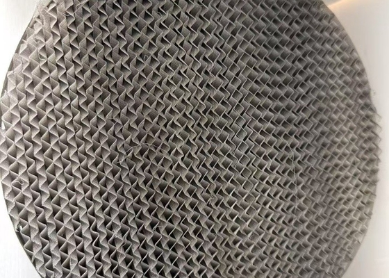 High Efficiency Metal Structured Packing Low Pressure Drop High Capacity Corrosion Resistant