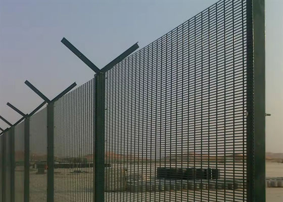 Galvanized Steel 358 Security Fencing Anti-Climb Clamp Panel Fixing