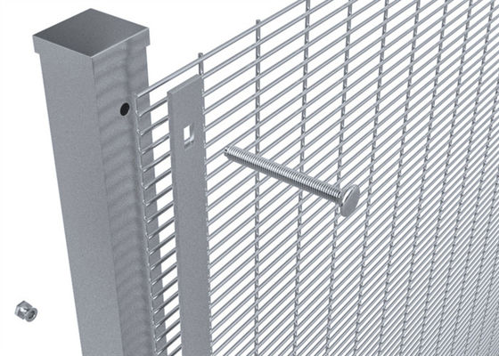 4.0mm Wire Thickness  358 Security Fencing Anti-Climb For Factory Security