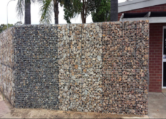 ASTM A974 Standard Gabion Wire Mesh With Low Carbon Iron Wire And Zinc Coated 220-270g