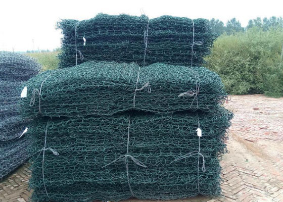 Galvanized Flexible Gabion Mesh Eco Friendly Quick Install Landscape Retaining Solutions