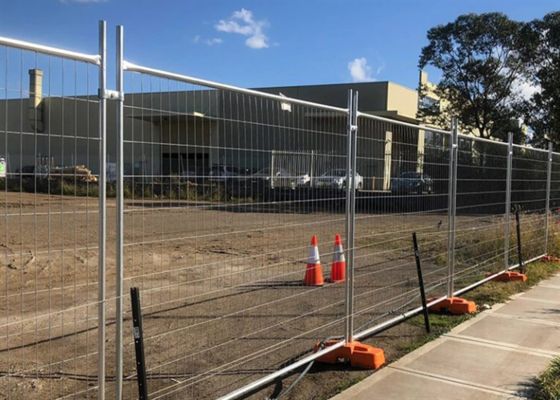Welded Construction Temporary Mesh Fencing with ISO9001 Certificate For Roadwork zones