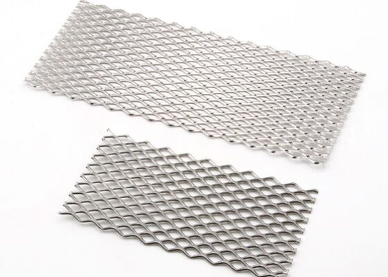 Battery Titanium Expanded Mesh 0.5mm Thickness Battery Electrode Mesh 2*4mm