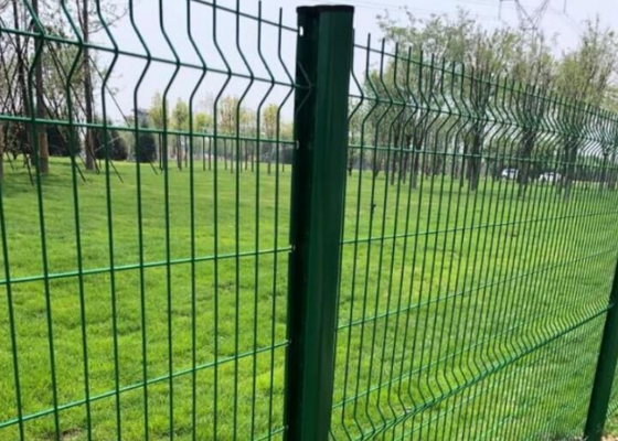 Anti-Climb V-Fold Black Triangle Fence Panel 5.0mm 2.0x2.5m for Airports