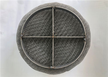 Precise Oil Mesh Pad Mist Eliminator Wear Resistance For Chemical Columns