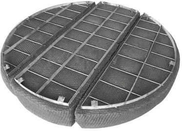 Precise Oil Mesh Pad Mist Eliminator Wear Resistance For Chemical Columns
