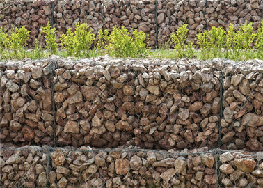Easily Assembled Gabion Wire Mesh High Tensile Strength Gabion Box 60 * 80mm