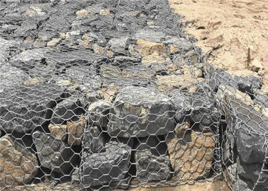 Easily Assembled Gabion Wire Mesh High Tensile Strength Gabion Box 60 * 80mm
