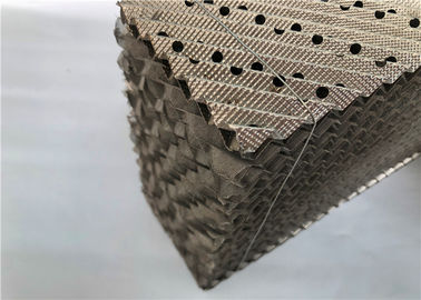 High Capacity Metal Structured Packing Round / Square Shape For Tower Separation