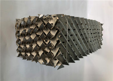 Metal Sheet Structured Tower Packing SS High Mass Transfer For Separation