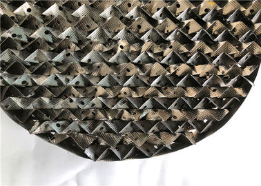 High Efficiency Distillation Column Packing Material , Mesh Corrugated Packing