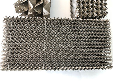 Customized Industrial Metal Structured Packing Thin Wall For Extraction 125X