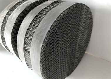 304 Knitted Metal Structured Packing Low Load Properties High Flux Heat Resistant