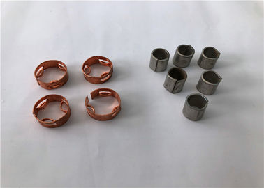 Hollow Cylindrical Shape Metal Raschig Ring For Drying Towers 16mm