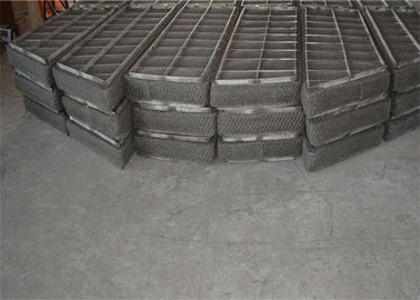 Air Purification Wire Mesh Demister Pad Knitted / Plain Weave For Liquid Gas Seperation