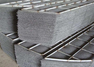 410 Stainless Steel Mesh Pad , Demister Mat Corrosion Resistance For Gas Scrubber