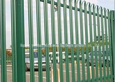 Hot Dipped Galvanised Steel Security Fencing , Palisade Security Fence