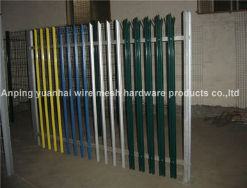 High Strength Galvanised Palisade Fencing Heat Treated Pressure Treated Wood Type