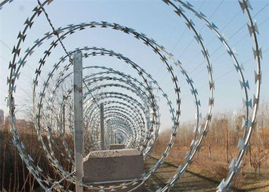 500mm Diameter BTO-28 Galvanized Concertina Coil Fencing