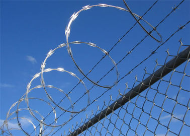 Strong Sharp Razor Barbed Wire Hot Dipped Galvanized Good Deterrent Effects