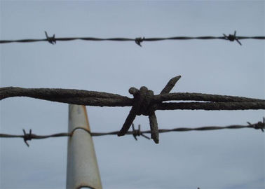 Anti Biker High Tensile Barbed Wire , Building Barbed Wire Fence Normal Twist