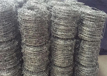 Customized  Decorative 12.5 Gauge Barbed Wire Anti Aging High Strength