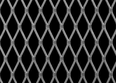 Powder Coated Expanded Metal Fence Panels , Diamond Shape Metal Mesh Anti Rust