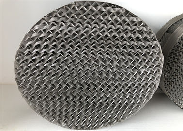 High Capacity Metal Tower Packing Corrugation Surface Corrosion Resistance