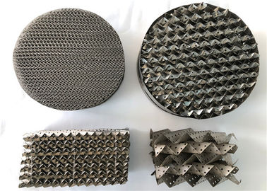 High Capacity Metal Tower Packing Corrugation Surface Corrosion Resistance