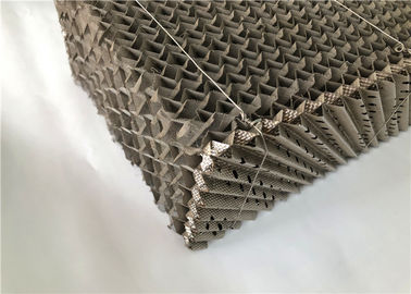 SS 304 Metal Tower Packing Large Operation Elasticity For Separation Tower