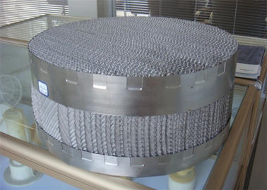 Chemical Metal Tower Packing High Separation Efficiency Large Flexibility