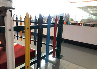 Custom Euro Style Metal Palisade Fencing Anti Vandal Park Guardrail