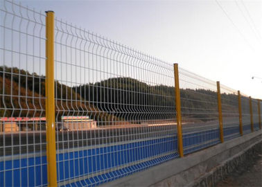 Garden Pvc Coated Green Curved 3d Wire Mesh Fence 1.8*3.0m