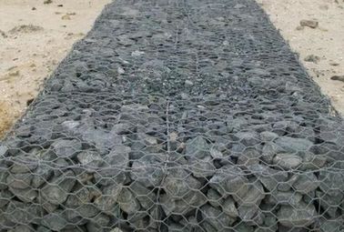 Silver / Green Galvanised Gabion Wire Mesh Easy Maintenance For Poultry