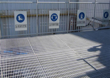 Customized Surface Treatment Stainless Steel Grating Panels , Steel Grate Flooring